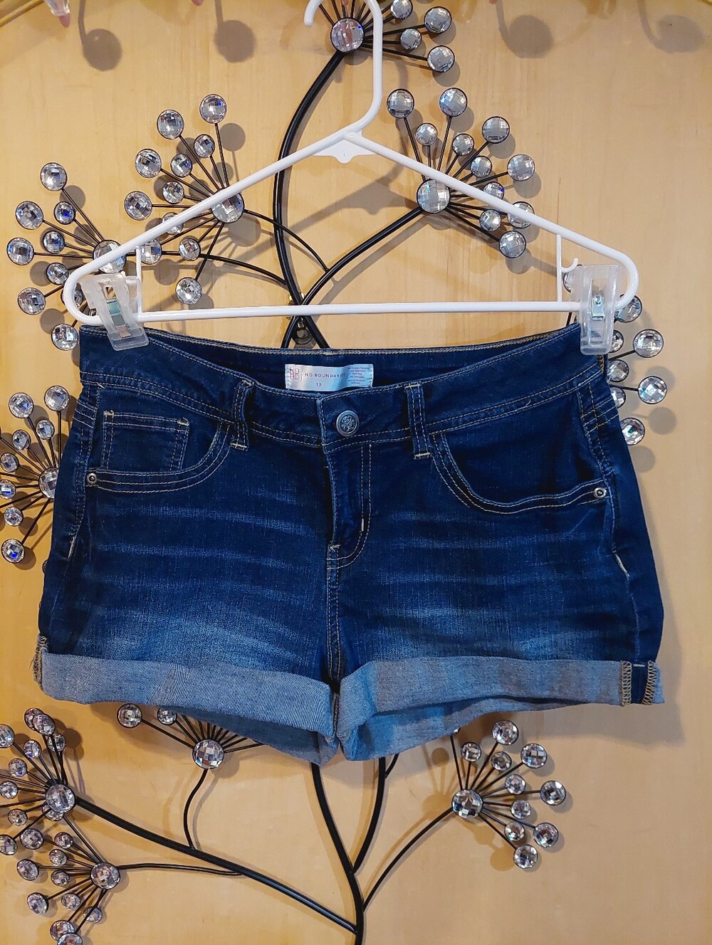 comfy jean shorts stretchy stylish